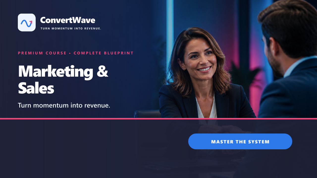 ConvertWave — Marketing & Sales Accelerator template preview